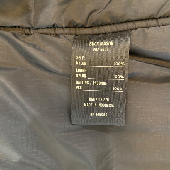 Buck Mason Shell Cloth Insulated Explorer Jacket Size Large - Picture 3 of 4